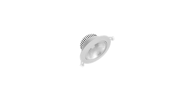 چراغ سقفی توکار ال ای دی 16 وات مدل گاما COB برند گلنور کد GOLNOOR-R-GAMACOB-16W