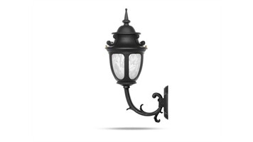 چراغ دیواری شاخه دیپلمات سربالا برند شب تاب مدل رومنا کد SH-110689021