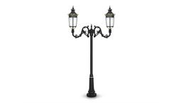 چراغ پارکی دو شاخه سپیدار سربالا برند شب تاب مدل امپراطور کد SH-110862271/SH-119182001