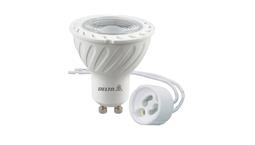هالوژن ال ای دی 6 وات برند دلتا به همراه سوکت پایه GU10 رنگ آفتابی کد DELTA-HALOGEN-LED-6W-GU10-AFTABI
