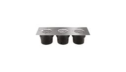 چراغ دفنی سه ردیفه 36 وات برند شعاع کد SH-1293-3x12W