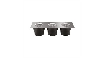 چراغ دفنی سه ردیفه 36 وات برند شعاع کد SH-1293-3x12W