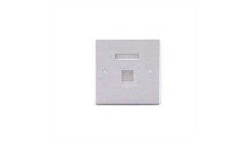 فیس پلیت تک پورت پهن برند اشنایدر سایز 45x45mm کد ESHNAIDER-TRANCING-FACEPLIT-45-45