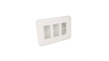 باکس توکار 4*3 ماژول سفید (خالی) برند ایفاپل کد 83402SBR