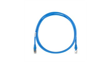 پچ کورد شبکه بلدن Cat6 UTP روکش PVC، آبی 10 متری مدل 4286