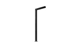 چراغ حیاطی و پارکی 6 وات ارتفاع 1 متر برند شعاع کد SH-S711 