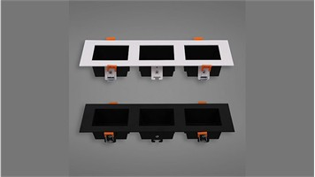 چراغ توکار دارک لایت مربع سه تایی کد DLS13-1