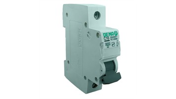 کلید مینیاتوري تک فاز 16 آمپر برند دنا الکتریک ایرانیان با قدرت قطع 6KA کد MINIYATORI-DENA-60KA-16A