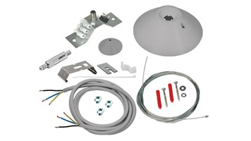 کیت آویز اتصالات الکتریکی 3x2.5 چراغ سیلیوم طوسی برند مازی نور کد 440CKSU3-S