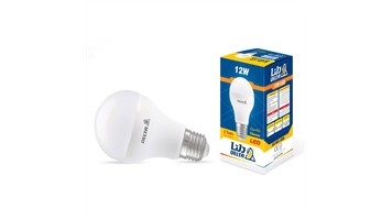 لامپ ال ای دی 12 وات مدل کلاسیک برند دلتا پایه E27 رنگ آفتابی کد DELTA-LAMP-LED-12W-E27-CLASSIC-AFTABI