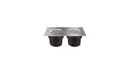 چراغ دفنی دو ردیفه 24 وات برند شعاع کد SH-1293-2x12W