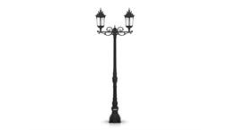 چراغ پارکی دو شاخه سارینا سربالا برند شب تاب ��دل پاسارگاد کد SH-110662111/SH-119111901