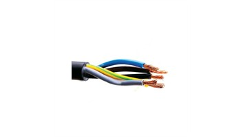 کابل افشان 2x2.5 کیلو ولت 0/6/1 مشکی NYY برند سیمکو کد kableafshan-simco-2x2.5-0/6/1 KV-NYY-meshki