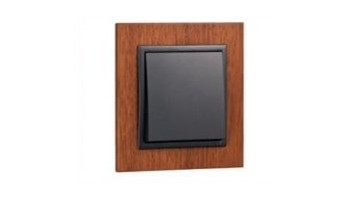 کلید برند ایفاپل مدل لوگوس 90 کد MS-MAHOGANY-GRAY رنگ ماهون - خاکستری