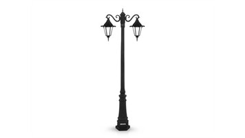 چراغ پارکی دو شاخه سناتور سرازیر برند شب تاب مدل چتری کد SH-110482032/SH-119162001