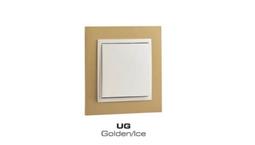 کلید برند ایفاپل مدل لوگوس 90 کد UG-GOLDEN-LCE رنگ طلایی - یخی