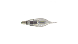 لامپ های شمعی لوستری E14-SMD-CANDLE مدل 4 وات نقره ای