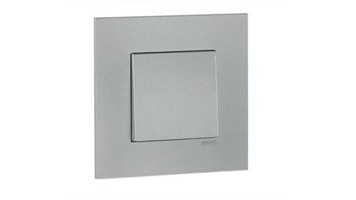 کلید برند ایفاپل مدل کوادرو 45 کد AL-ALUMINIUM-Square رنگ آلومینیومی