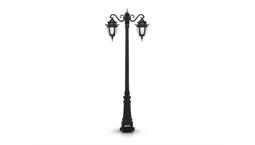 چراغ پارکی دو شاخه سناتور سرازیر برند شب تاب مدل رومنا کد SH-110682032/SH-119151801