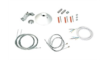 کیت آویز چراغ برلیانت دو بکسل سفید (حداکثر طول آویز 2 متر) برند مازی نور کد SKWT-2