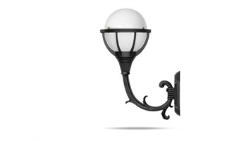 چراغ دیواری شاخه دیپلمات سربالا برند شب تاب مدل دیاموند کد SH-110519021