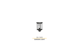 چراغ های سرلوله باغی و حیاطی مدل مدرن کلاسیک کد SH-1603 برند شعاع