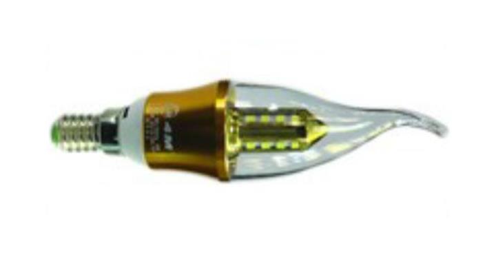 لامپ های شمعی لوستری E14-SMD-CANDLE مدل 5 وات طلایی
