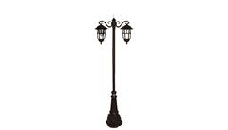 چراغ پارکی دو شاخه سناتور سرازیر برند شب تاب مدل وندا کد SH-110592032/SH-119172001