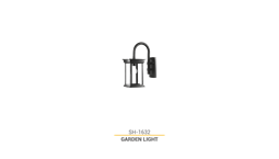 چراغ های دیواری باغی مدل لایت مدرن کلاسیک کد SH-1632 برند شعاع