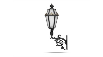 چراغ دیواری شاخه پیچک سربالا برند شب تاب مدل برنارد کد SH-110909281