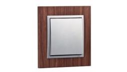 کلید برند ایفاپل مدل لوگوس 90 کد NA-WALNUT TREE-ALUMINIUM رنگ درخت گردو - آلومینیومی