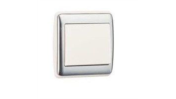کلید برند ایفاپل مدل سیریوس 70 کد BI-WHITE-INOX رنگ سفید - اینوکس